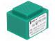 Transformer  encapsulated  2VA  230VAC  15V  133.3mA  PCB  IP00