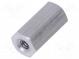 Screwed spacer sleeve  10mm  Int.thread  M2,5  hexagonal