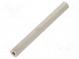 Screwed spacer sleeve  60mm  Int.thread  M3  hexagonal  brass
