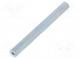 Screwed spacer sleeve  60mm  Int.thread  M3  hexagonal  steel