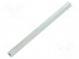 Screwed spacer sleeve  100mm  Int.thread  M4  hexagonal  steel
