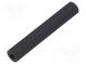 Screwed spacer sleeve  hexagonal  polyamide  M4  L  50mm  black