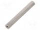 Screwed spacer sleeve  55mm  Int.thread  M4  hexagonal  brass