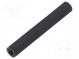 Screwed spacer sleeve  hexagonal  polyamide  M4  L  55mm  black