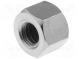 Screwed spacer sleeve  5mm  Int.thread  M4  hexagonal  brass