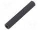 Screwed spacer sleeve  hexagonal  polyamide  M4  L  65mm  black