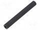 Screwed spacer sleeve  hexagonal  polyamide  M5  L  65mm  black
