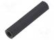 Screwed spacer sleeve  hexagonal  polyamide  M6  L  50mm  black