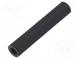 Screwed spacer sleeve  hexagonal  polyamide  M6  L  55mm  black