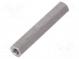 Screwed spacer sleeve  60mm  Int.thread  M6  hexagonal