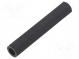 Screwed spacer sleeve  hexagonal  polyamide  M6  L  60mm  black