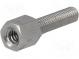 Screwed spacer sleeve  5mm  Int.thread  UNC4-40  Ext.thread  M3