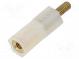 Insulating sleeve  hexagonal  M2,5  M2,5  L  15mm  Spanner  6mm