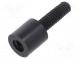 Screwed spacer sleeve  cylindrical  polyamide  M2,5  M2,5  5mm