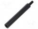 Screwed spacer sleeve  cylindrical  polyamide  M3  M3  40mm  black