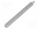 Screwed spacer sleeve  55mm  Int.thread  M3  Ext.thread  M3