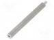 Screwed spacer sleeve  60mm  Int.thread  M3  Ext.thread  M3
