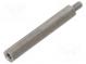 Screwed spacer sleeve  50mm  Int.thread  M4  Ext.thread  M4