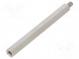 Screwed spacer sleeve  100mm  Int.thread  M6  Ext.thread  M6