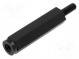 Screwed spacer sleeve  hexagonal  polyamide  M6  M6  L  60mm  black