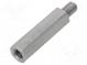 Screwed spacer sleeve  45mm  Int.thread  M8  Ext.thread  M8