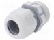 Cable gland  PG16  IP68  Mat  polyamide  grey  UL94V-2