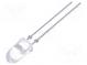 LED  5mm  red  7.5÷35cd  8°  50mA  2.1÷2.7V  Front  convex