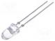 LED  5mm  yellow  7.5÷35cd  8°  50mA  2.1÷2.7V  Front  convex