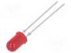 LED  5mm  red  1÷2mcd  50°  2mA  1.9÷2.4V  Front  convex