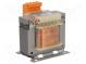 Transformer  mains  100VA  230VAC  42V  Leads  terminal block  IP00