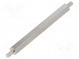 Screwed spacer sleeve  55mm  Ext.thread  M3  hexagonal  brass