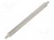 Screwed spacer sleeve  65mm  Ext.thread  M3  hexagonal  brass