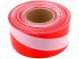 Tape  warning  white-red  L  250m  W  80mm