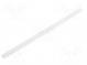 Cover for LED profiles  white  1m  Application  HI8  V  C1  push-in