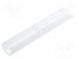 Cover for LED profiles  white  1m  V  D9  push-in