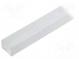 Cover for LED profiles  white  1m  V  E9  push-in