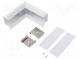 Connector 90°  white  aluminium  Application  VARIO30-05