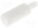 Screwed spacer sleeve  hexagonal  polyamide  M3  M3  13mm
