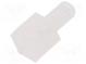Screwed spacer sleeve  hexagonal  polyamide  M3  M3  4mm