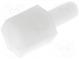 Screwed spacer sleeve  hexagonal  polyamide  M3  M3  6mm