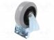 Transport wheel  Ø  160mm  W  50mm  H  195mm  rigid  350kg  rubber