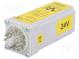 Timer  0,25s÷12min  DPDT  250VAC/8A,24VDC/8A  Usup  24VAC  socket
