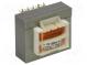 Transformer  mains  12VA  230VAC  12V  12V  0.5A  0.5A  screw type