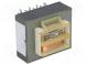 Transformer  mains  2VA  230VAC  12V  12V  0.09A  0.09A  screw type
