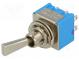Switch  toggle  Positions 2  DPDT  ON-ON  3A/250VAC  -25÷85°C  20mΩ