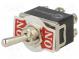 Switch  toggle  Positions 2  DPDT  ON-ON  10A/250VAC  -55÷65°C