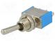 Switch  toggle  Positions 2  SPDT  ON-ON  3A/250VAC  -55÷85°C  20mΩ