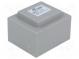 Transformer  encapsulated  12VA  230VAC  15V  0.8A  PCB  IP00  450g