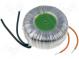 Transformer  toroidal  120VA  230VAC  12V  12V  5A  5A  1.2kg  Ø  95mm