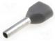 Bootlace ferrule  insulated,double  copper  Insulation  PVC  8mm